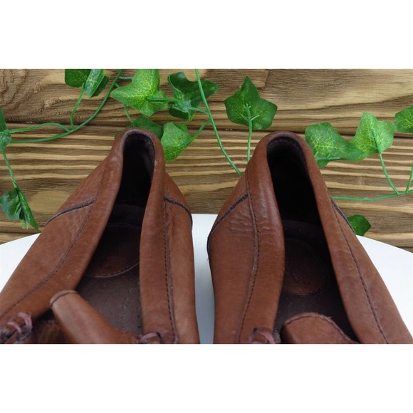 Eddie Bauer Shoes Sz 10 M Brown Loafer Leather Men - Picture 3 of 7